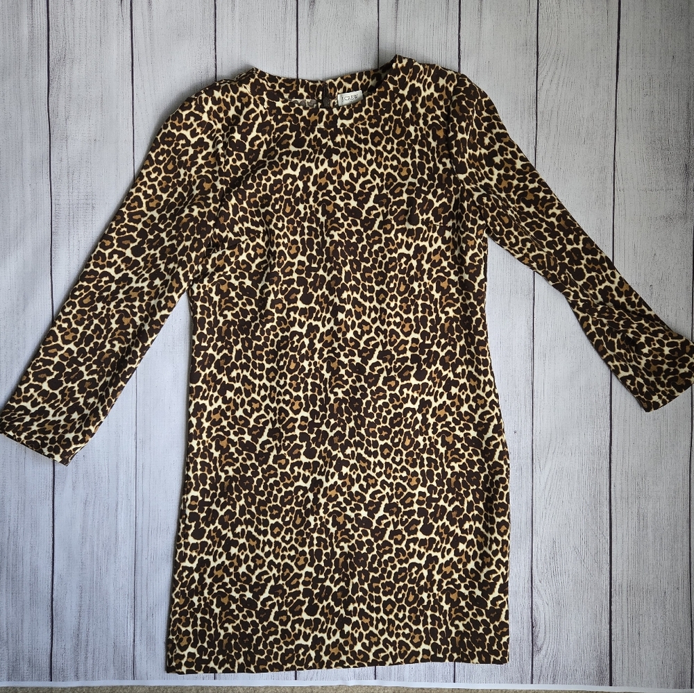 J. Crew Factory Leopard Print Dress - Sz 4